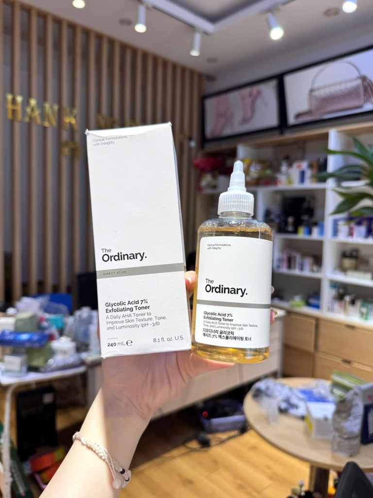 Nước hoa hồng Tẩy Da Chết The Ordinary Glycolic Acid 7% Toning Solution pH~3.6 240ml