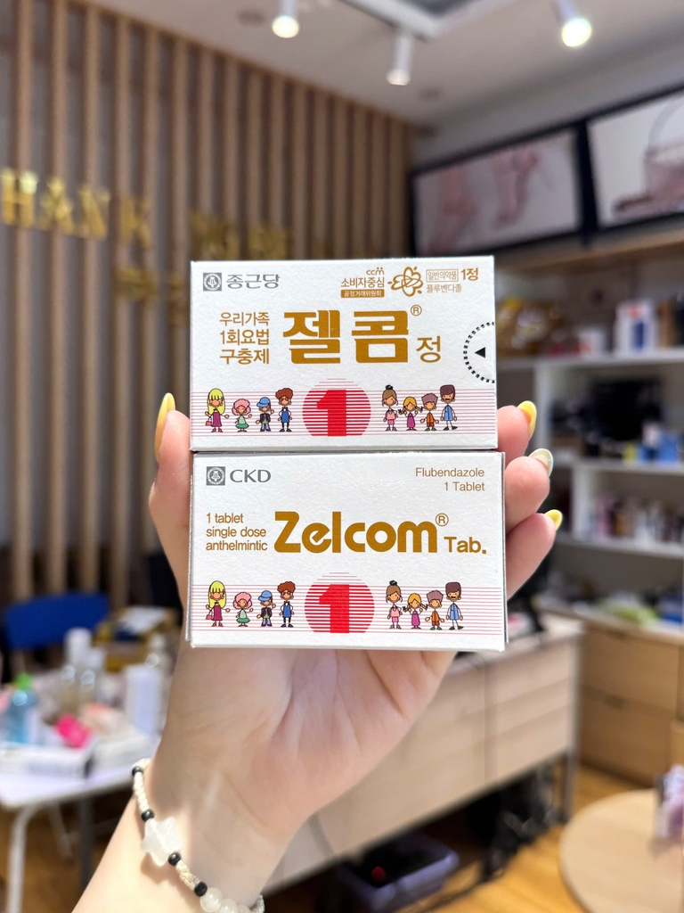 Thuốc tẩy giun Zelcom Hàn Quốc