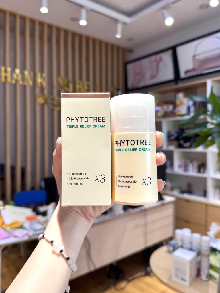 Kem Dưỡng Đêm Làm Sáng & Cấp Ẩm, Phục Hồi Chuyên Sâu Phytotree Triple Relief Cream X3 100g