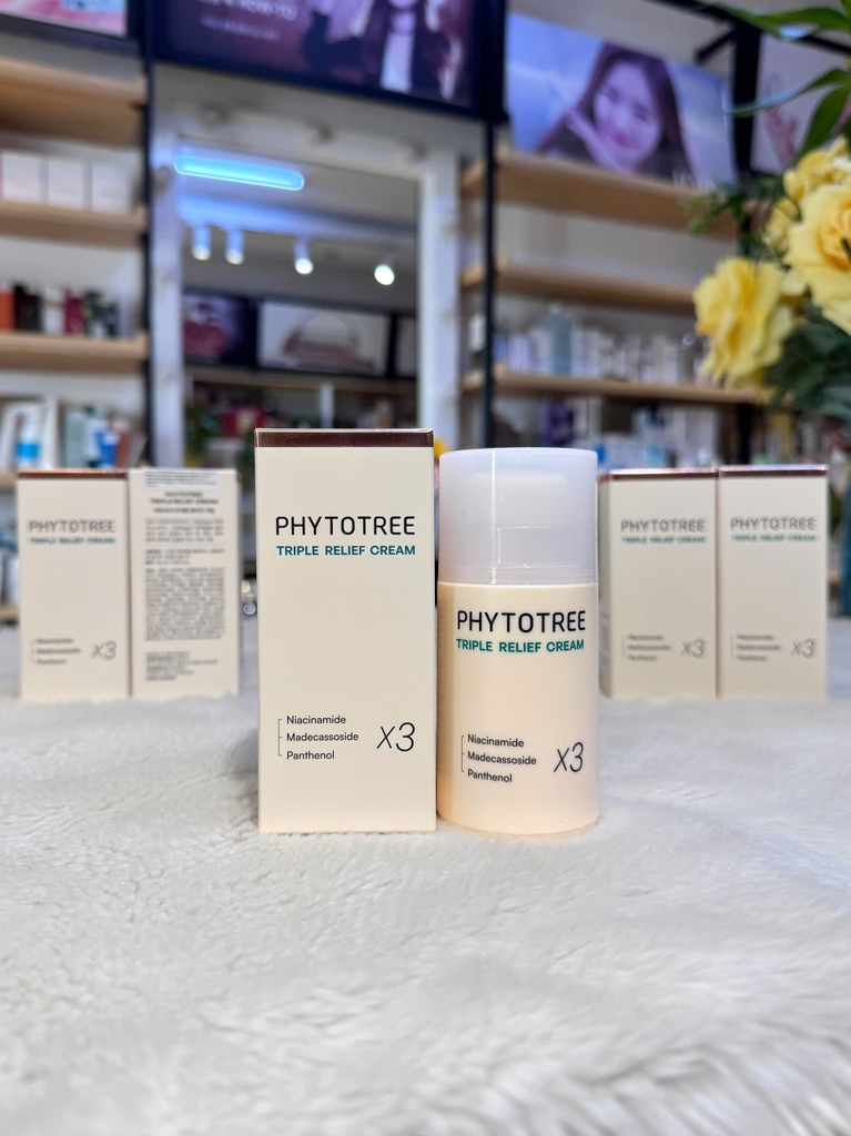 Kem Dưỡng Đêm Làm Sáng & Cấp Ẩm, Phục Hồi Chuyên Sâu Phytotree Triple Relief Cream X3 100g