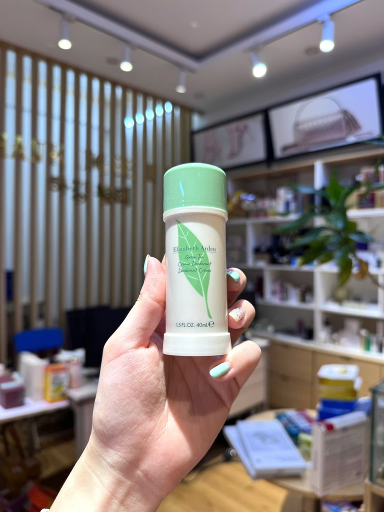 Lăn Khử Mùi Trà Xanh Thơm Mát, Kháng Khuẩn Elizabeth Arden Green Tea Cream Deodorant 40ml