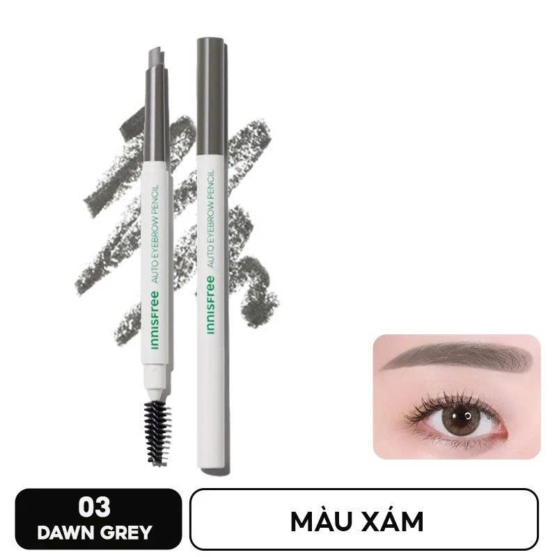 Chì Kẻ Mày Lâu Trôi Innisfree Auto Eyeebrow Pencil 0.3g