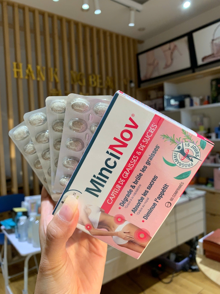 Viên Uống Giảm Cân MinciNov Hiệu Quả, An Toàn Số 1 Tại Pháp - Hộp 60 Viên