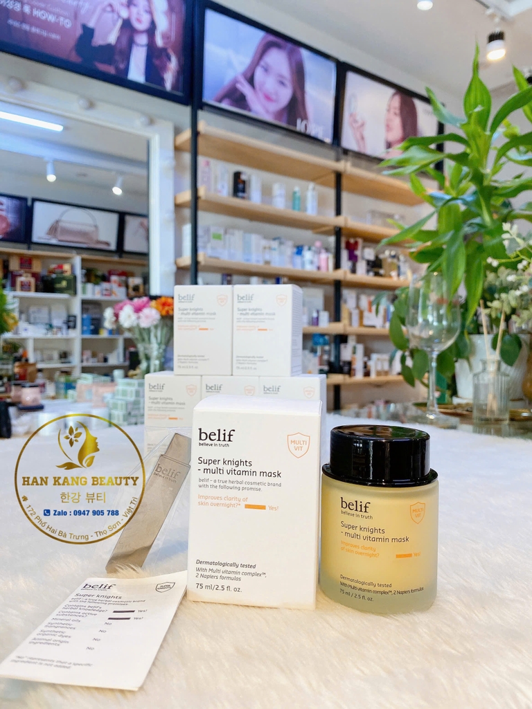 Mặt Nạ Ngủ Dưỡng Sáng Da Belif Super Knight Multi Vitamin Mask