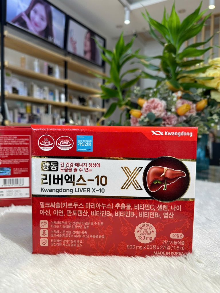 Thuốc bổ và giải độc Gan của tập đoàn #kwangdong #광동 ( LIVERX-10 ) mẫu mới (có VAT)