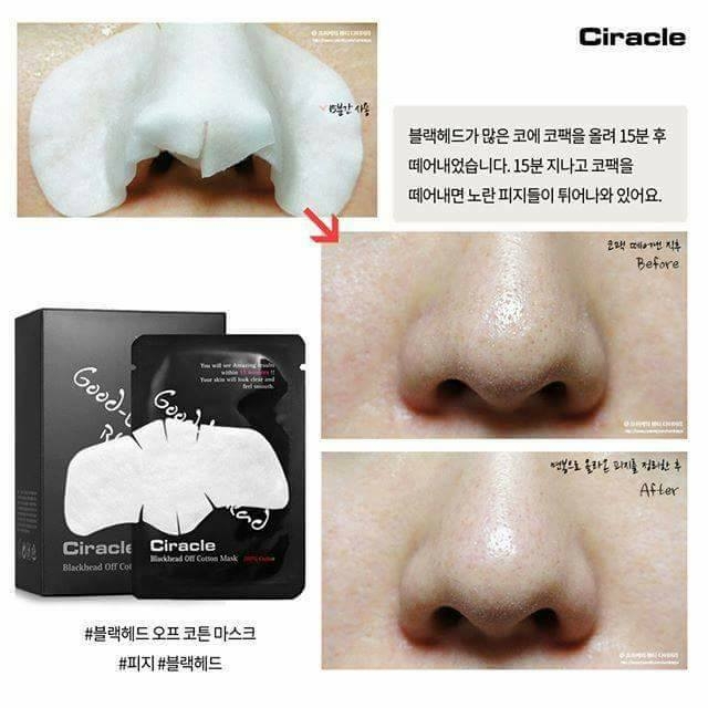 Miếng dán đẩy mụn Good bye Blackhead Ciracle