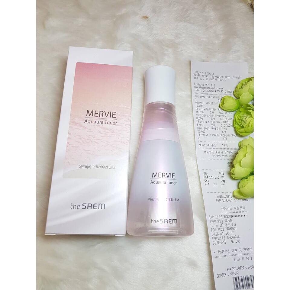 Nước hoa hồng The Saem Mervie Aquaura Toner.