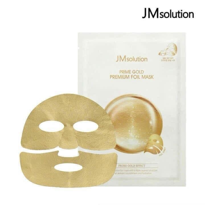 Mặt nạ tinh chất vàng nâng cơ, chống lão hóa  JM Solution Prime Gold Intensive Mask 30ml * 5 miếng
