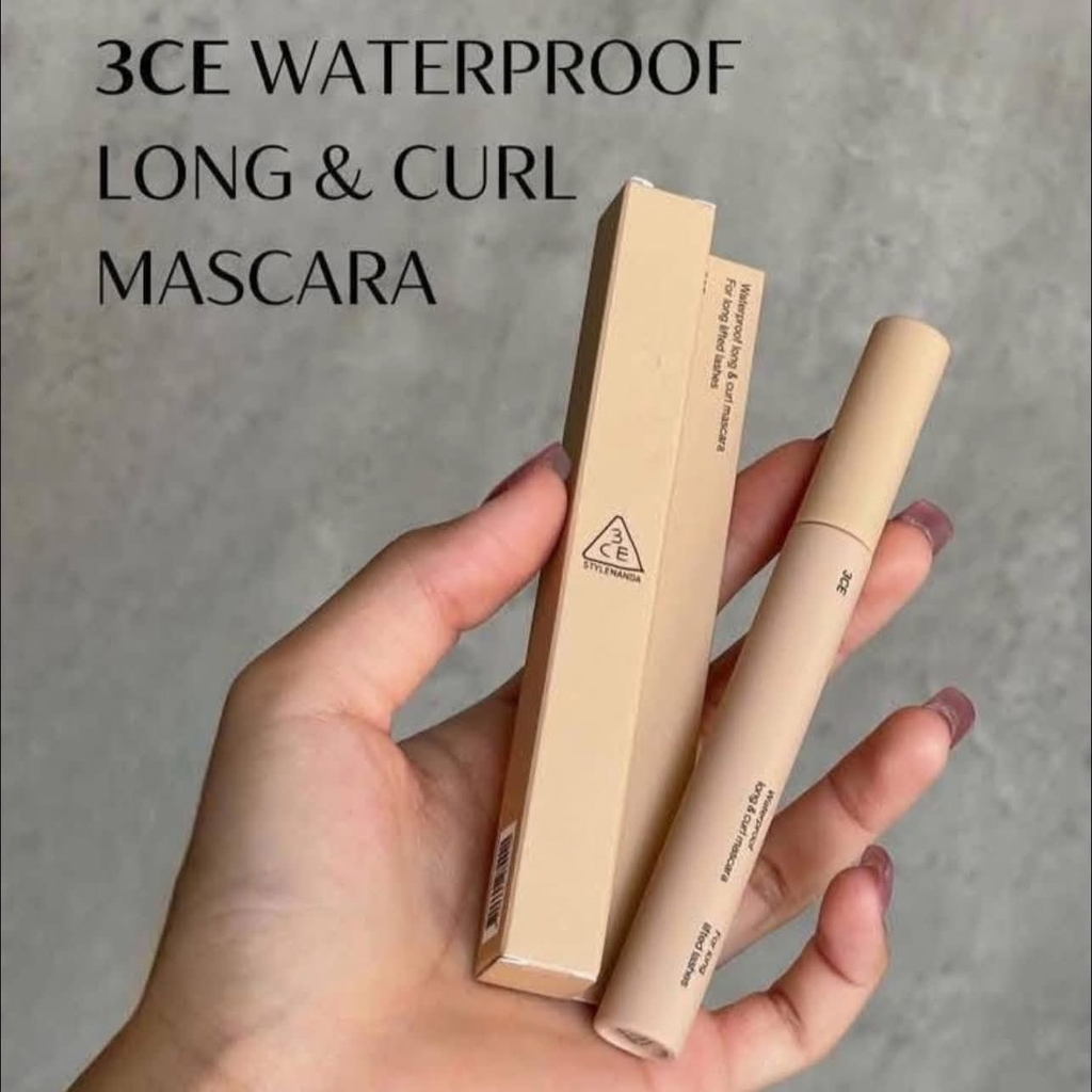 Chuốt Mi Siêu Mỏng, Không Lem, Không Trôi Mascara 3CE Super Slim Waterproof #BLACK