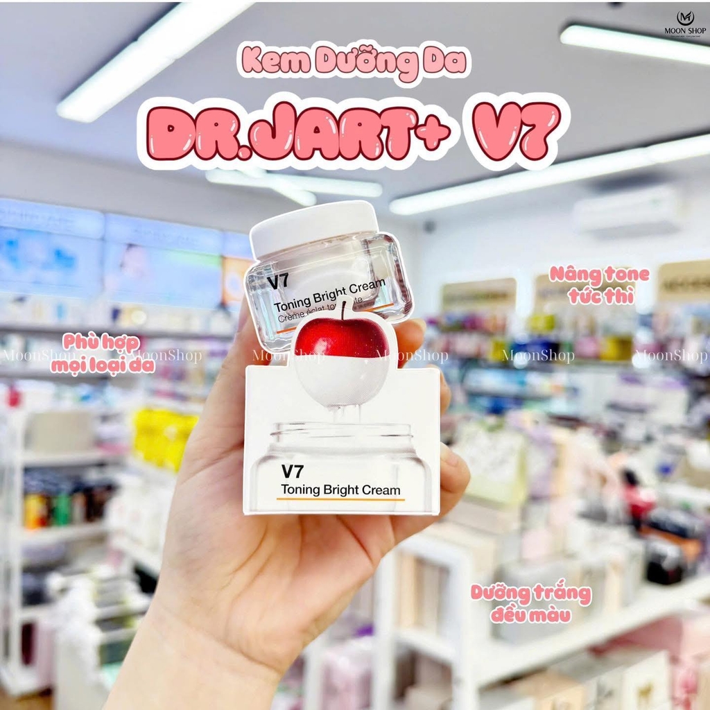 Kem dưỡng trắng giảm thâm nám DR Jart+ V7 Toning Bright Cream 15ml