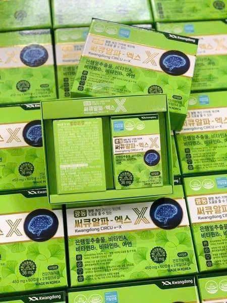 Viên uống bổ não Kwangdong Circu hộp 120 viên Hàn Quốc