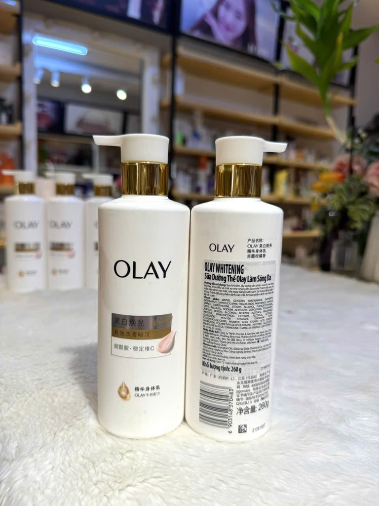 Dưỡng thể Olay Body Cellscience B3+ Optic Glow Radiance siêu trắng sáng da Nội Địa Trung (có VAT)