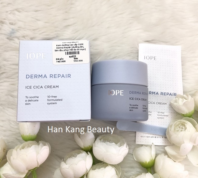 Kem dưỡng cao cấp IOPE Derma Repair (dưỡng ẩm, làm dịu, phục hồi da do mụn)