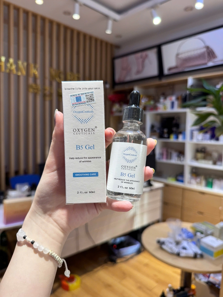 Serum Vitamin B5 tái tạo, phục hồi, chống lão hoá Oxygen Ceuticals B5 Gel Hàn Quốc