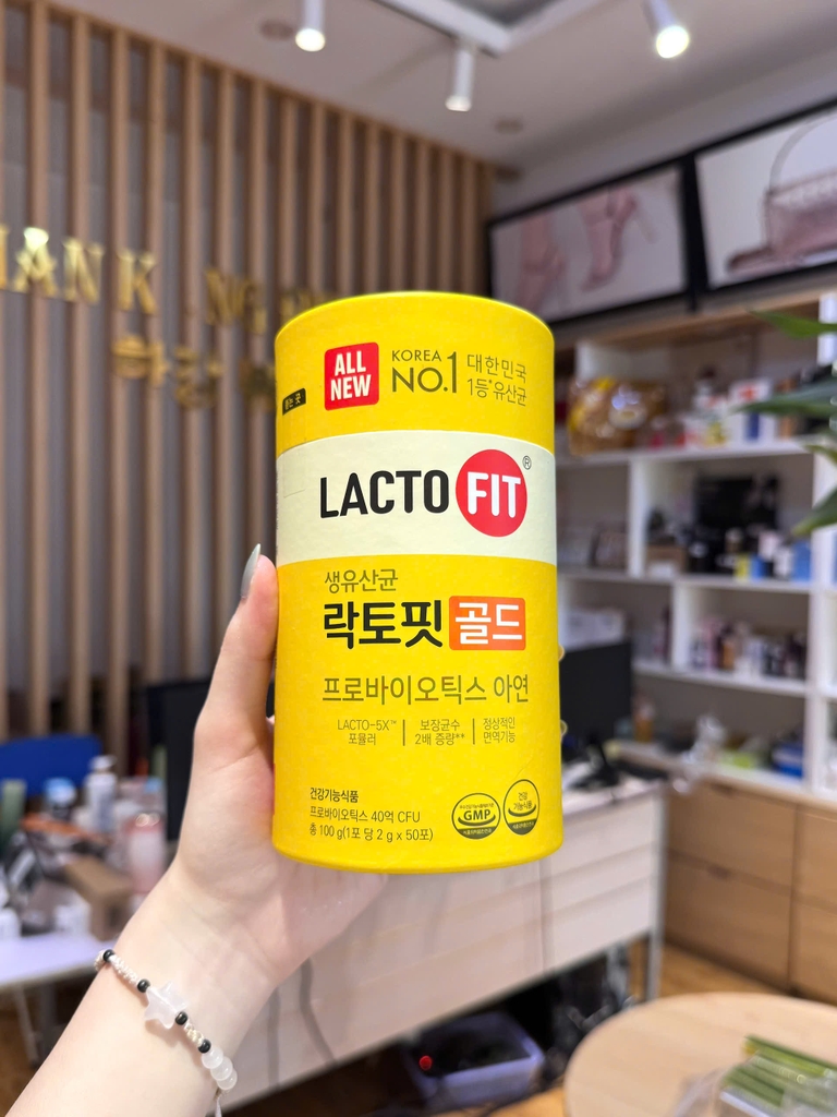 Men vi sinh bổ sung lợi khuẩn, tăng miễn dịch Hàn Quốc dành cho gia đình LACTO-FIT 50 gói
