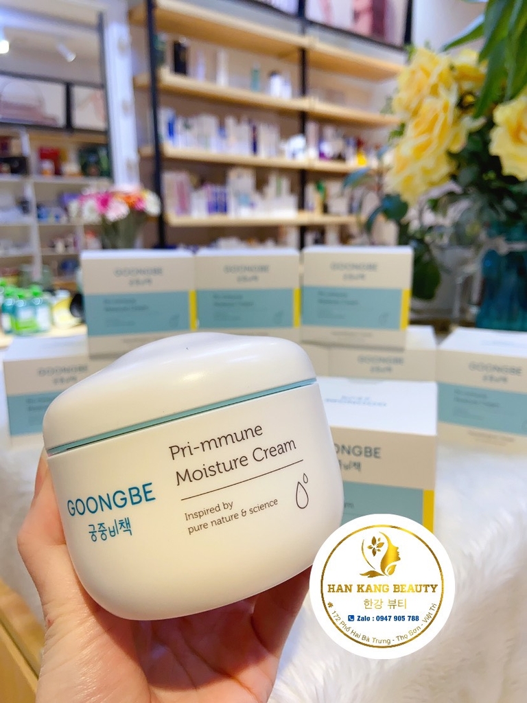 Kem dưỡng ẩm sâu cao cấp cho bé giảm ửng đỏ,nẻ,bong chóc khô ráp Goongbe Moisture Cream 30ml