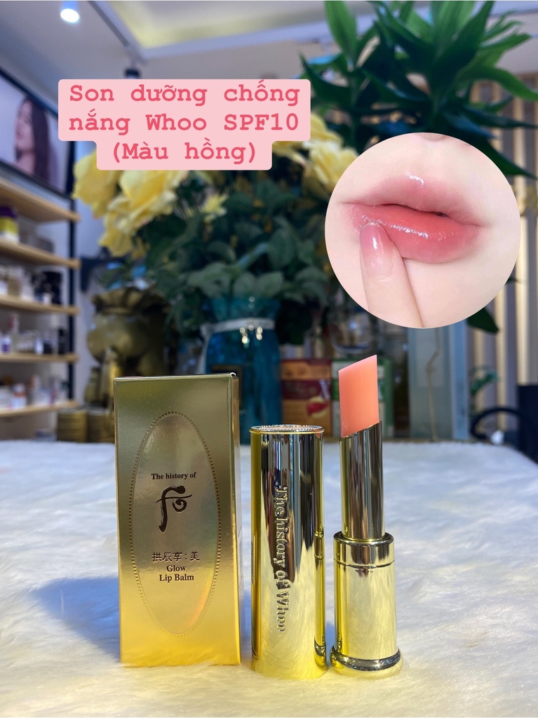 Son dưỡng môi chống nắng Whoo Gongjinhyang: Mi Glow Lip Balm SPF10