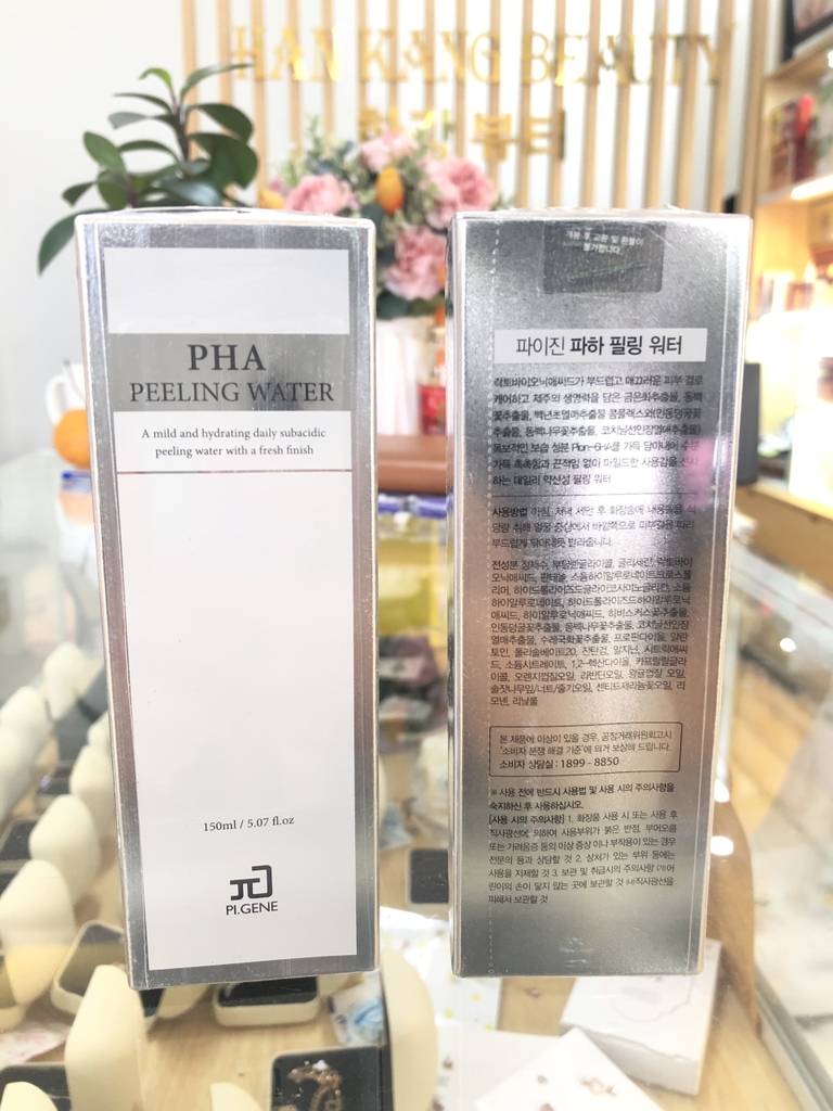 Nước làm sạch da, cân bằng độ PHA Peeling Water Pi.gene 150ml