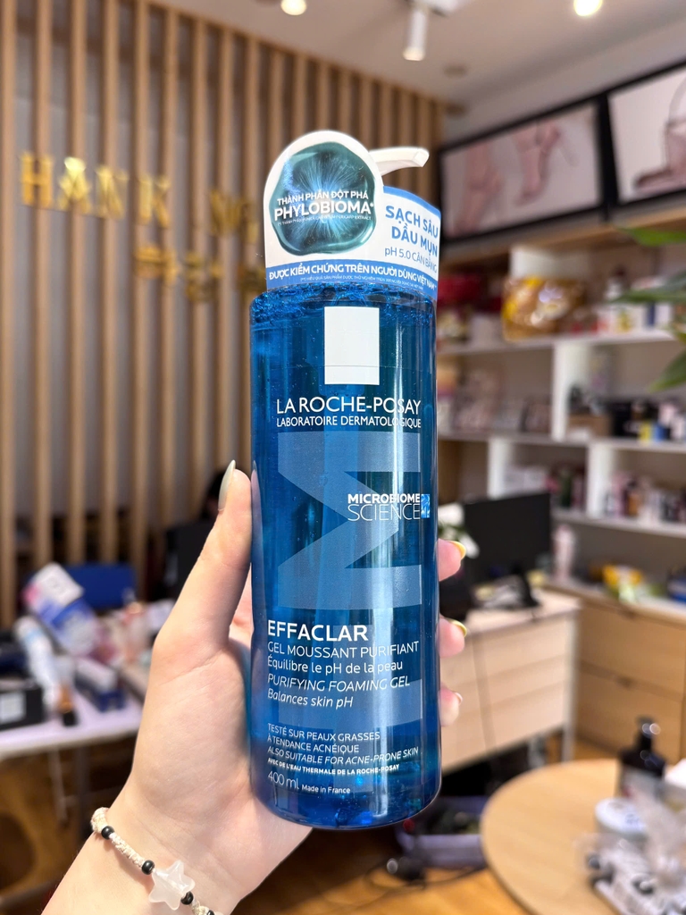 Sữa Rửa Mặt Cho Da Dầu Mụn, Nhạy Cảm La Roche-Posay Effaclar Purifying Foaming Gel 400ml (có VAT)