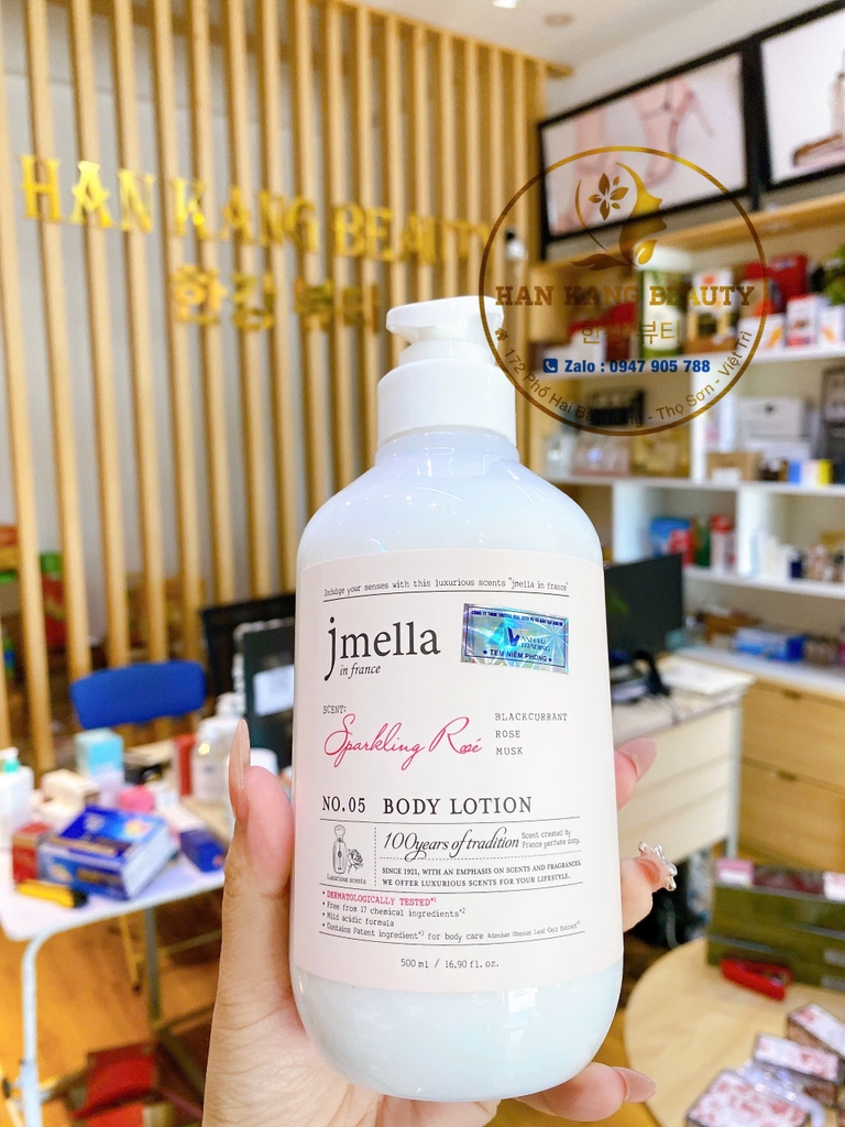 Sữa Dưỡng Thể Hương Nước Hoa Jmella In France Body Lotion 500ml (có VAT)