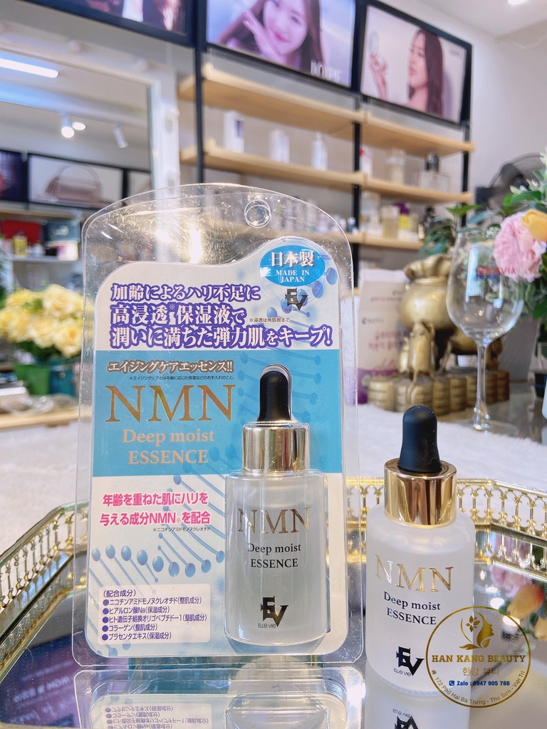 Serum tái tạo, nâng cơ, trẻ hoá, trắng da NMN Deep Moist Essence 30ml Nhật Bản