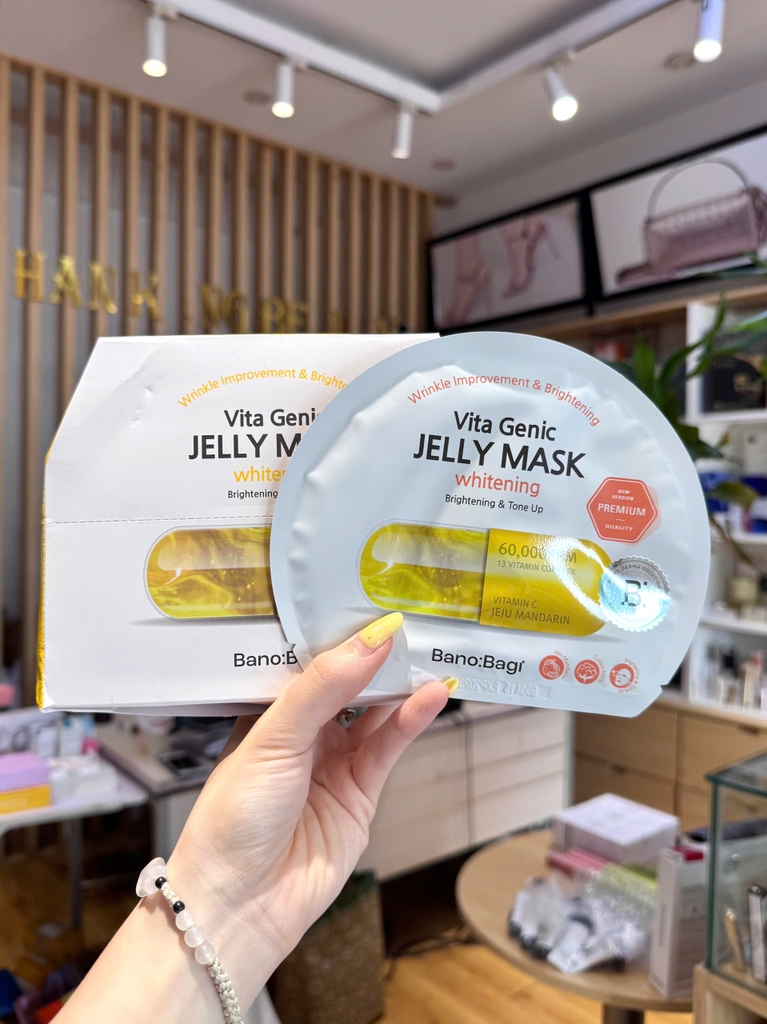 Mặt nạ Vitamin C trắng da, mờ thâm Banobagi Vita Genic Jelly Mask Whitening (có VAT)