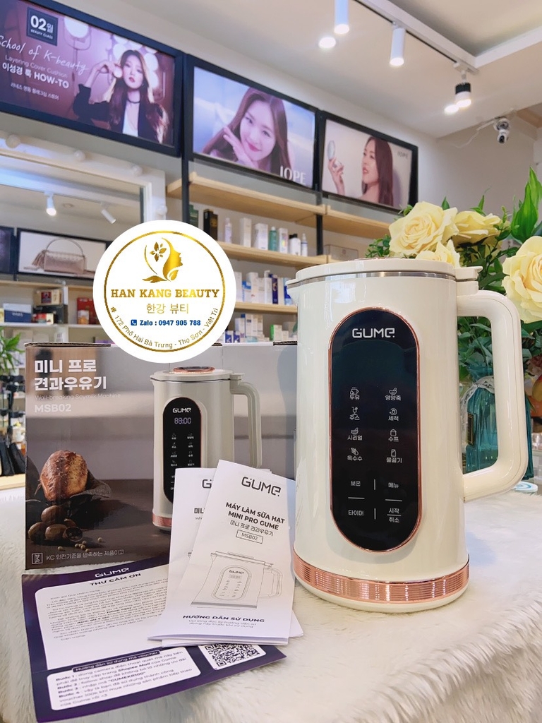Máy Xay Sữa Hạt Mini Pro GUME 1,2L Đa Chức Năng Công Suất 800W