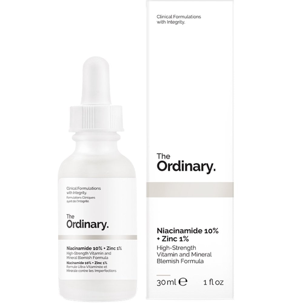 Serum trị mụn và thâm, làm trắng da The Ordinary Niacinamide 10% + Zinc 1%