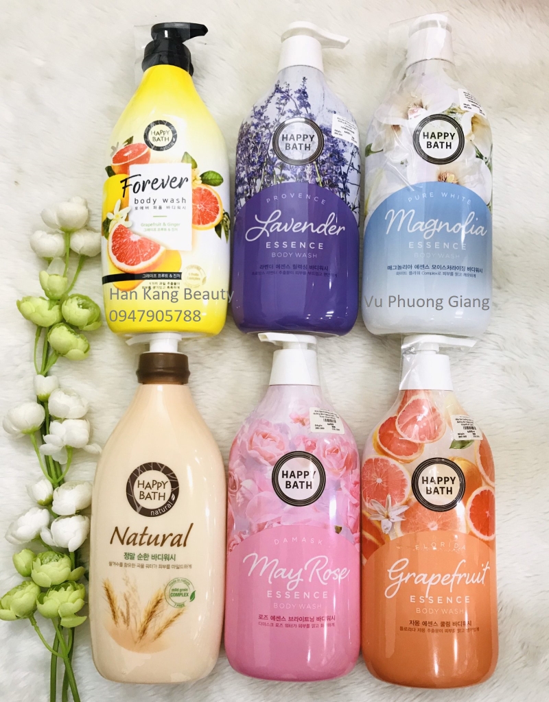 Sữa tắm Happy Bath Natural 900g