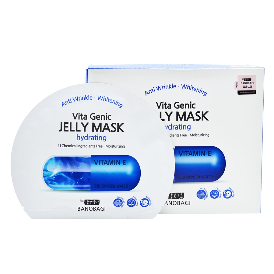 Mặt nạ Banobagi Vita Genic Jelly Mask Hydrating - Vitamin E: Siêu cấp ẩm, phục hồi, sáng da