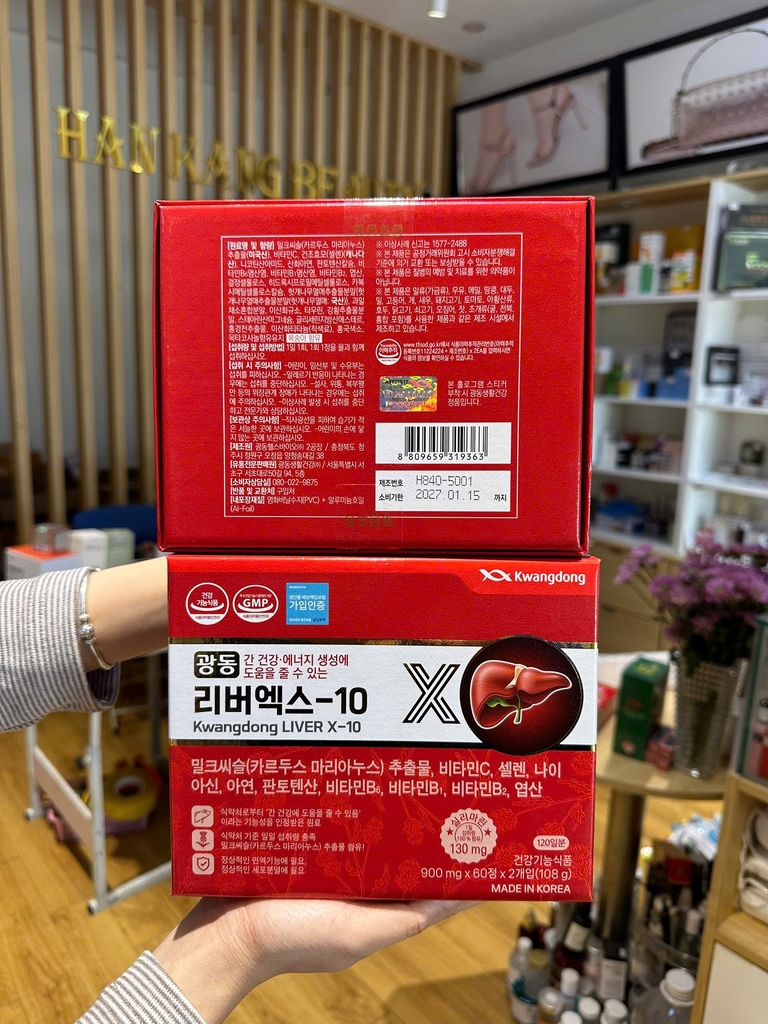 Thuốc bổ và giải độc Gan của tập đoàn #kwangdong #광동 ( LIVERX-10 )