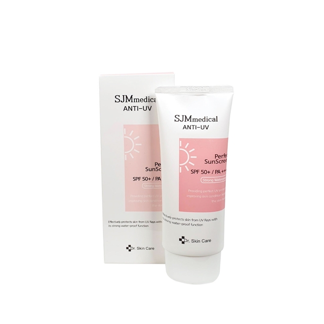 Kem chống nắng không trôi trong nước SJM Medical Anti-UV Perfect Sunscreen SPF 50+/PA++++