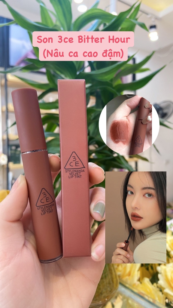 Son Kem Lì 3CE Stylenanda Velvet Lip Tint - Bảng 2021