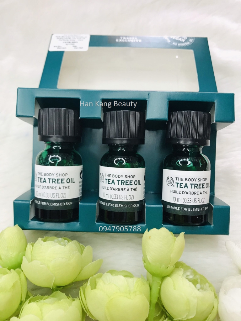 Tinh dầu tràm trà trị mụn và kháng khuẩn Tea Tree Oil The Body Shop