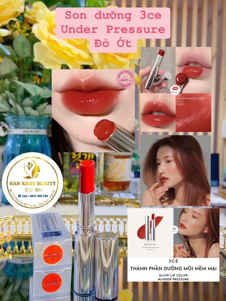 Son Dưỡng Có Màu 3CE Glow Lip Color