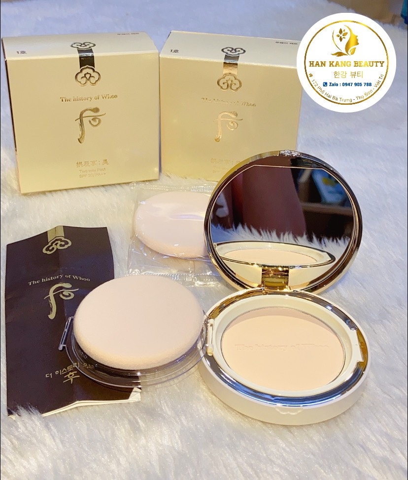 Phấn phủ Whoo Gongjinhyang Mi Two Way Pact SPF30/PA++