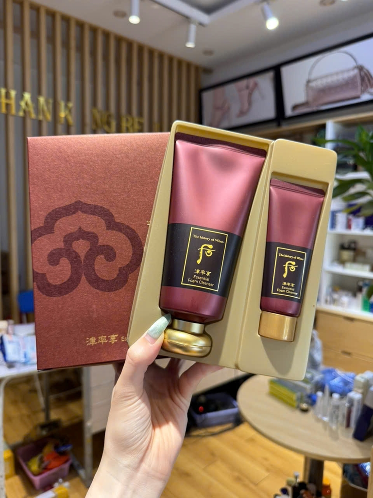 Set Sữa Rửa Mặt The History Of Whoo Đỏ Jinyulhyang Essential Foam Cleanser Special Set