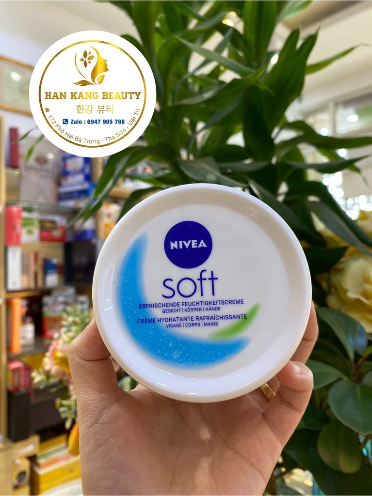Kem dưỡng ẩm, kem bôi nẻ Nivea Soft 200ml - Nội địa Đức