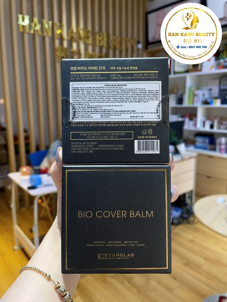 Phấn nước căng bóng che khuyết điểm tốt Kyung Lab Bio Cover Balm (có hóa đơn VAT)