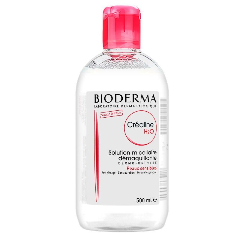 Nước tẩy trang dịu nhẹ sạch sâu Bioderma Laboratoire Dermatologique hồng Crealine H2O