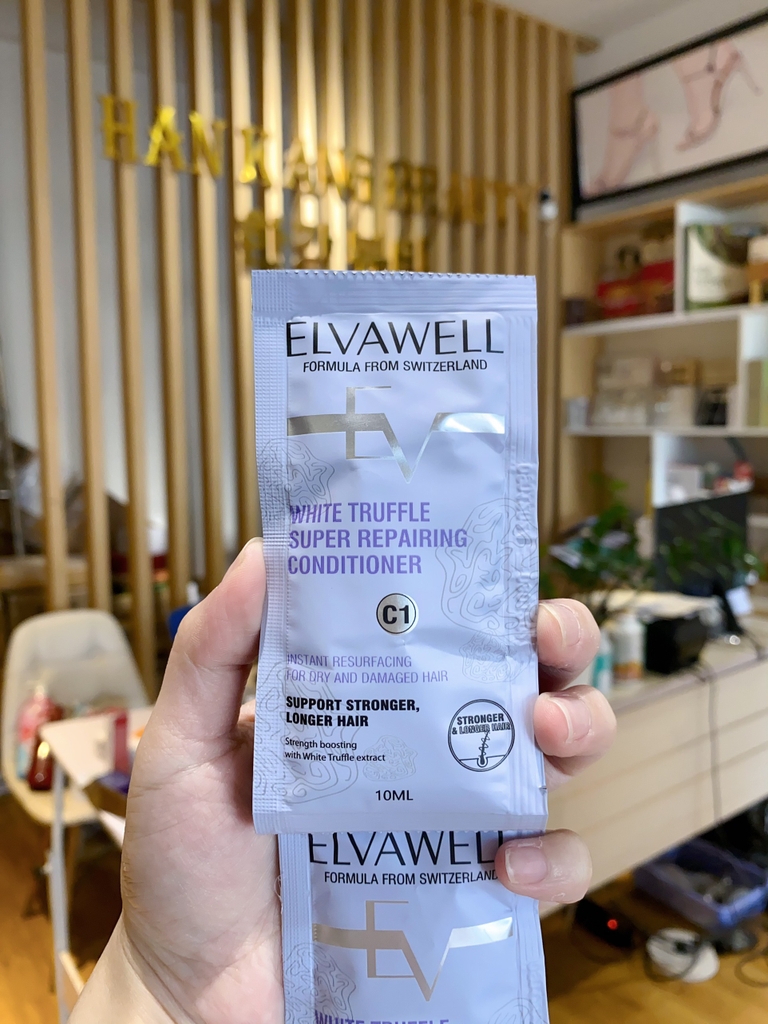 Dầu gội xả Elvawell phục hồi, kiềm dầu, trị gầu, siêu mềm mượt