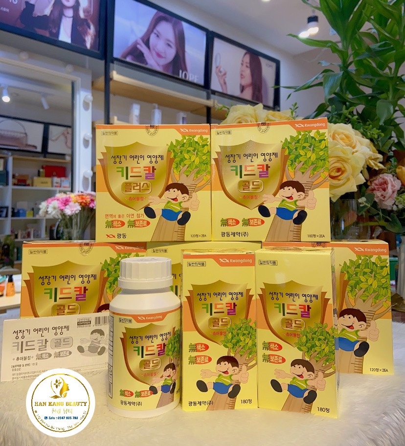 Viên uống tăng trưởng chiều cao Kwangdong 120 viên x 2 hộp