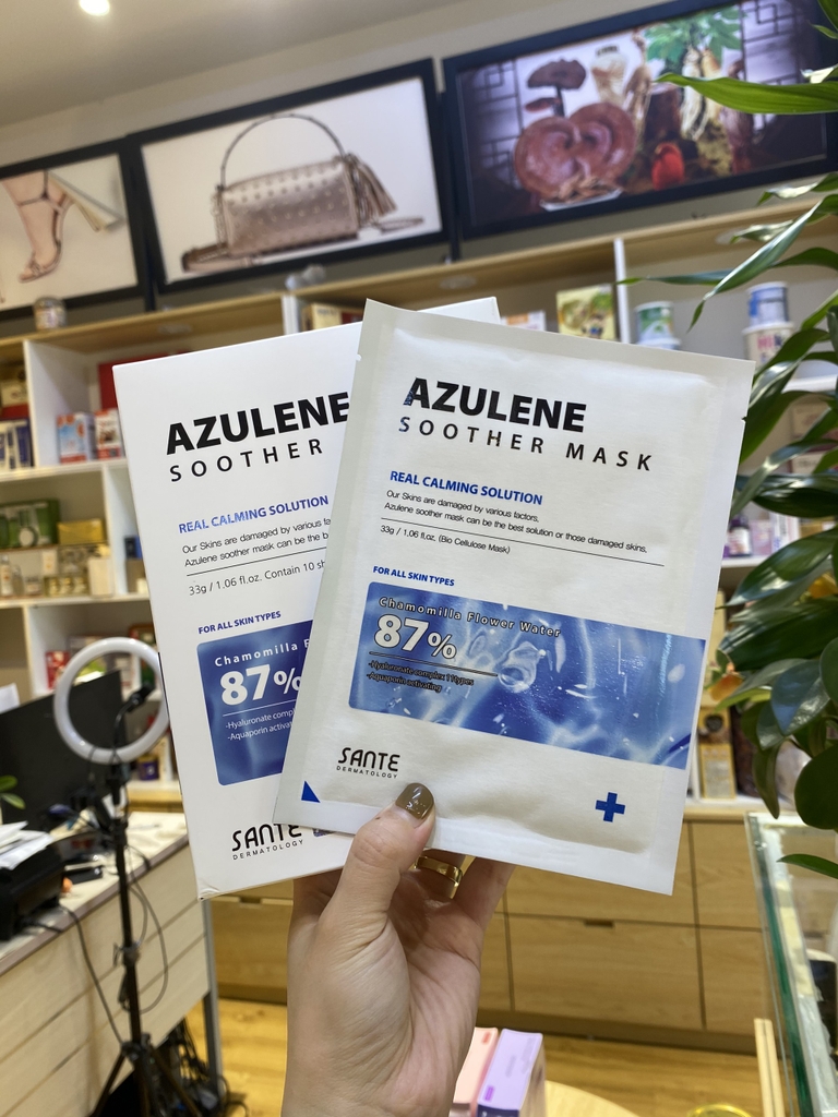 Mặt nạ phục hồi số 1, làm dịu, cấp ẩm, tái tạo da Sante Soother Mask Real Calming Solution (mẫu mới)