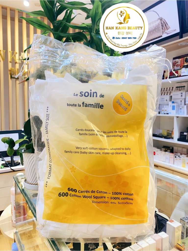 Bông Tẩy Trang Tetra Le Soin Laretat Pur Của Pháp