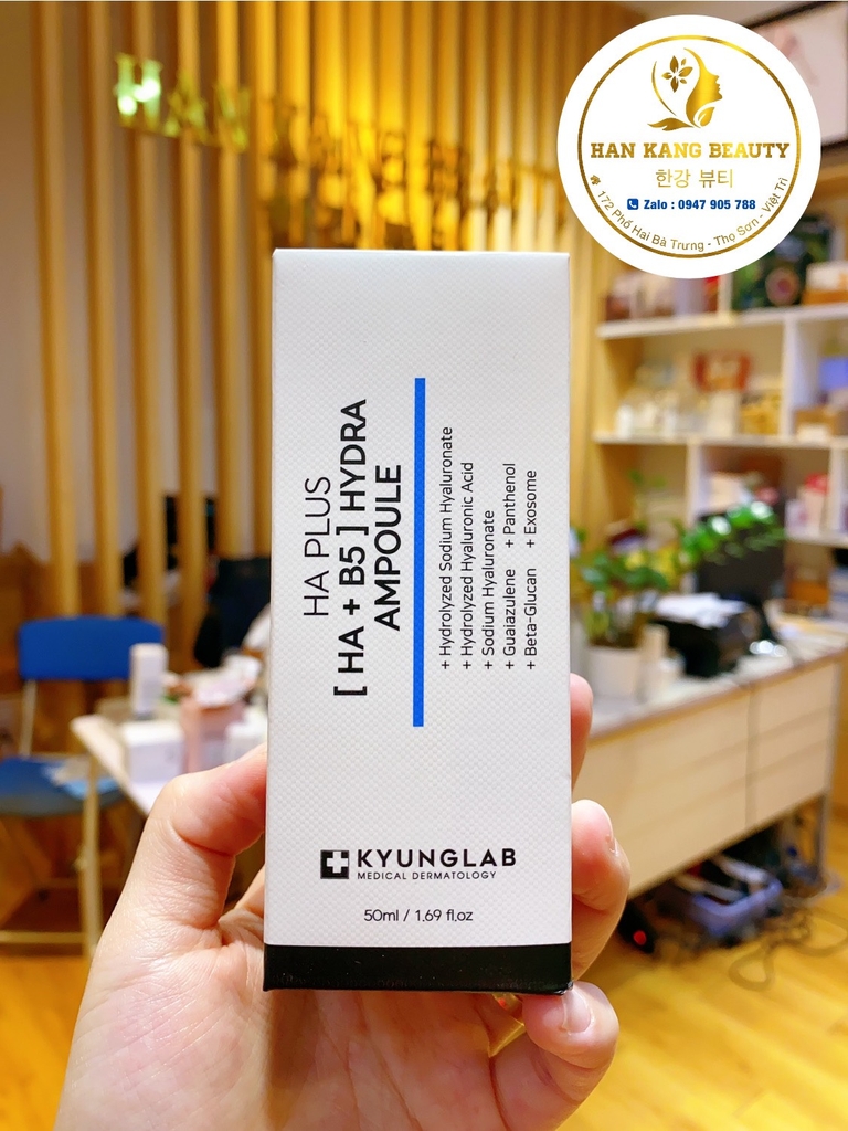 Serum cấp ẩm căng bóng da [ HA +B5 ] Kyung Lab Hydra Ampoule
