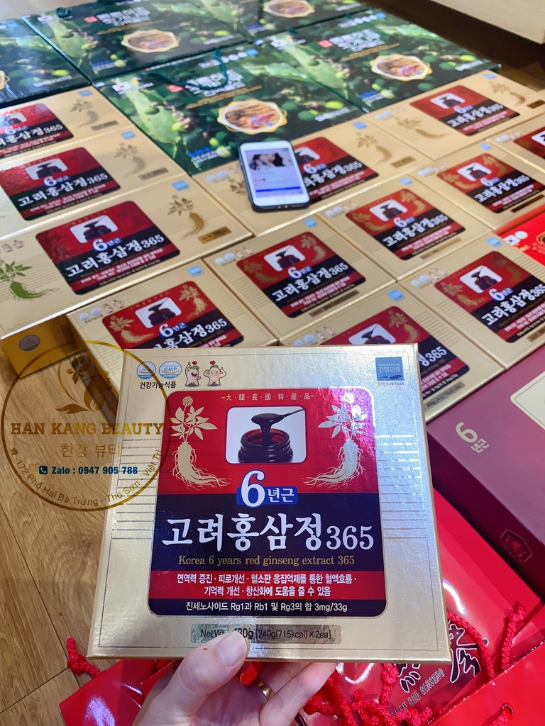 Cao Hồng Sâm Korean 6 years red ginseng extract 365 (có VAT)