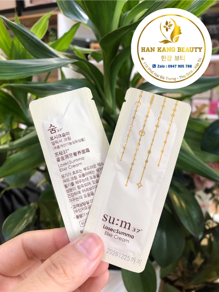 Gói kem dưỡng tái sinh, ngừa lão hoá Losec Summa Elixir Cream (combo 10 gói)