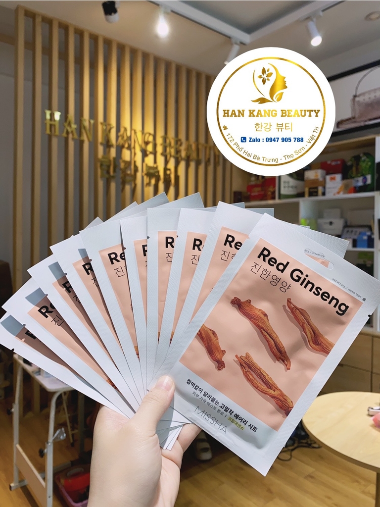 Mặt Nạ Miếng Missha Airy Fit Sheet Mask Red Ginseng