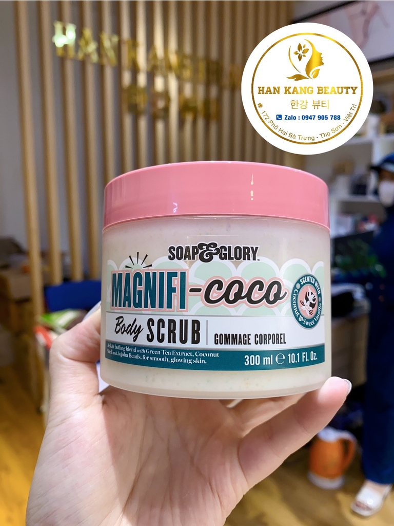 Tẩy tế bào chết body hương nước hoa Soap and Glory 300ml