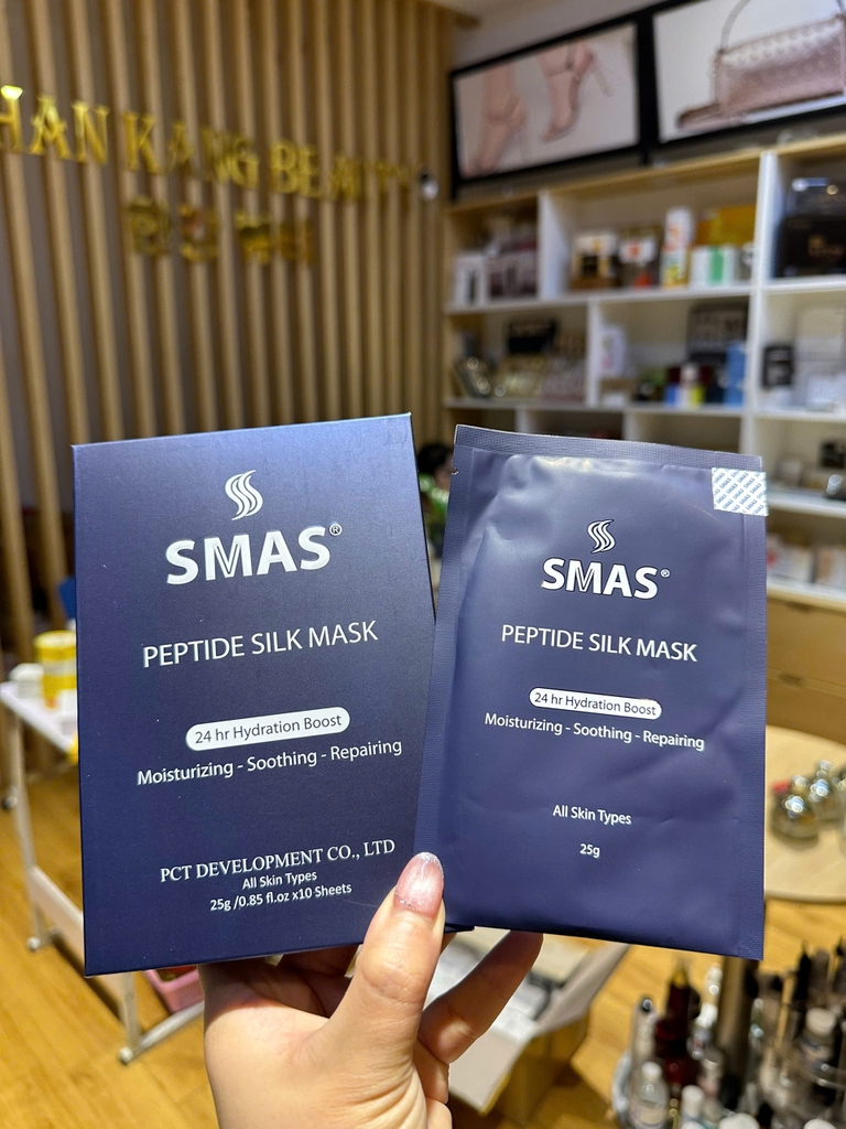 Mặt Nạ Phục Hồi Cấp Ẩm, Giảm Kích Ứng Cao Cấp Smas Peptide Silk Mask ( Cam kết hàng AUTH )